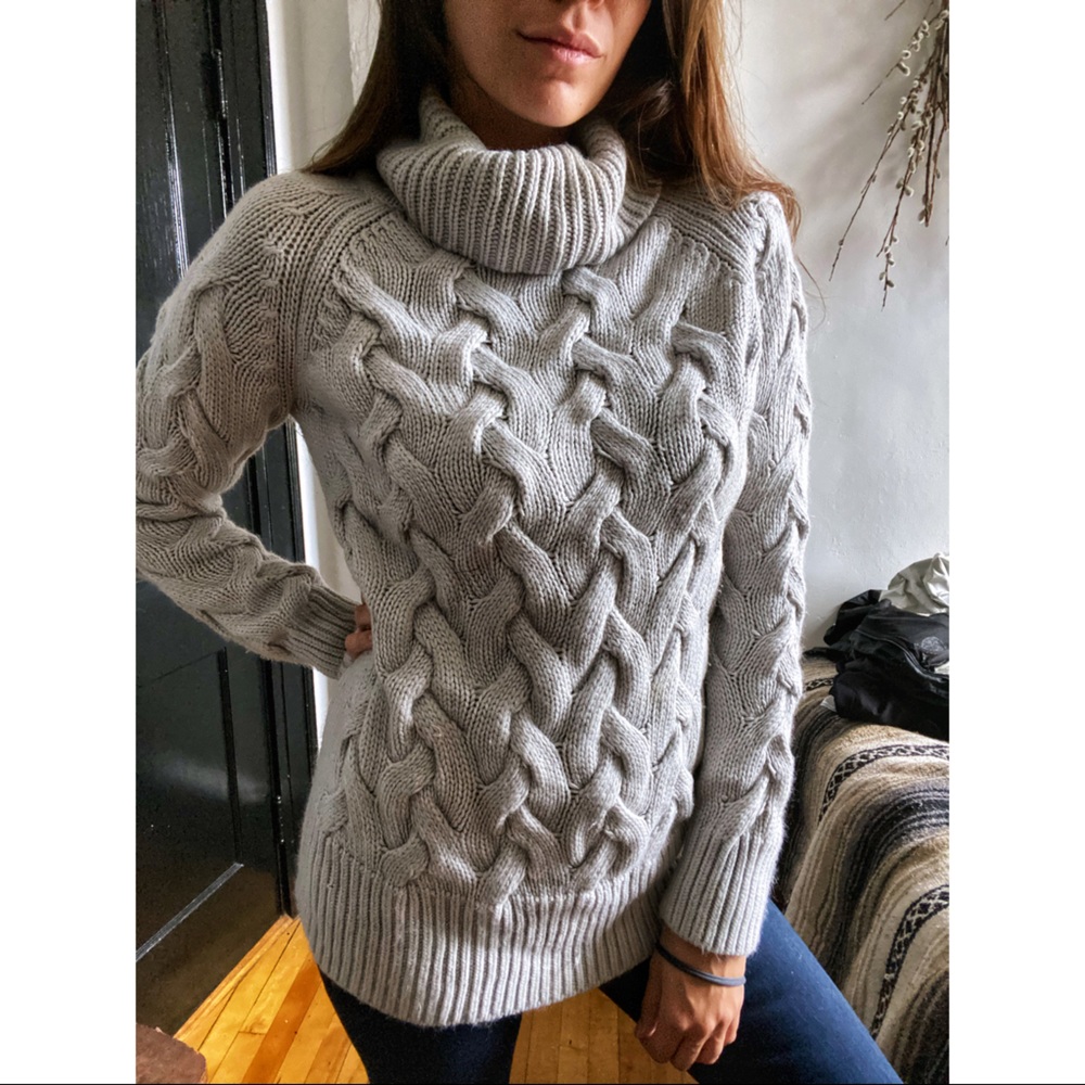 Gray Knit Sweater